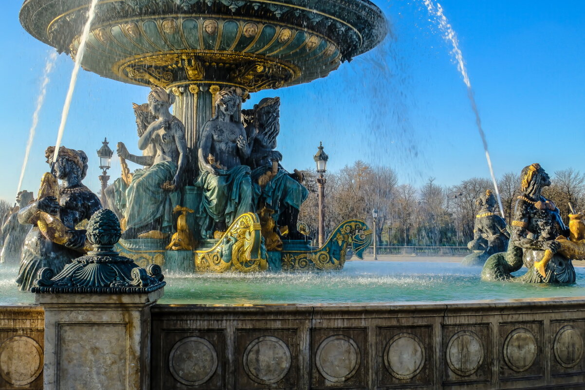 Площадь Согласия (Place de la Concorde) - фонтан - Георгий А