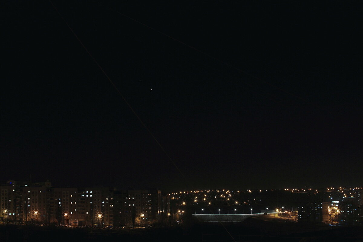 Сатурн и Юпитер. Белгород 9.12.2020 - Сеня Белгородский
