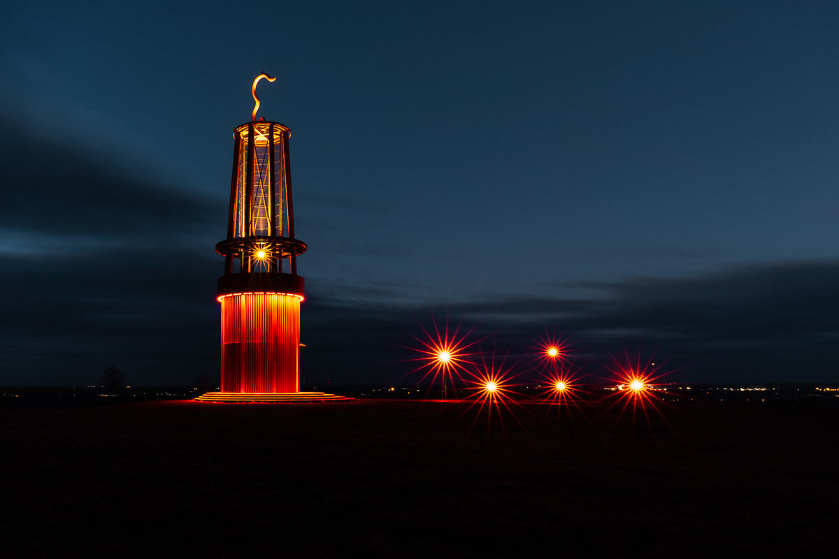 Памятник шахтёрской лампе. Городок Мёрс Германия - Игорь Геттингер (Igor Hettinger)