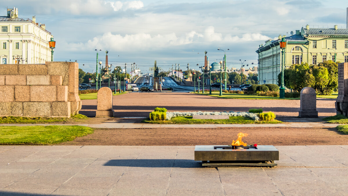 Вид на Троицкий мост с Марсова поля (Санкт-Петербург) - Игорь Викторов