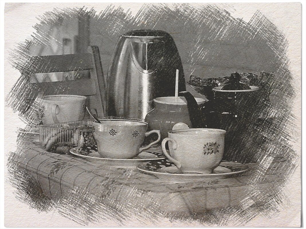 Дачное чаепитие.. - Tatiana Markova