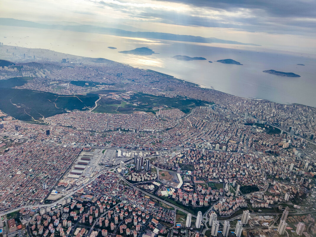 Стамбул вид из самолета - жанна janna