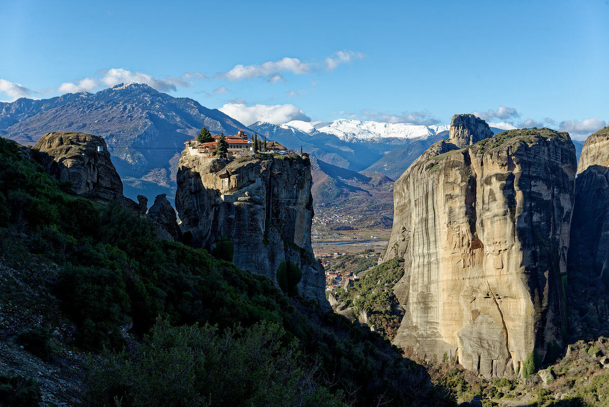 Наскальный монастырь, скалы Метеоры, Греция - Евгений Васин