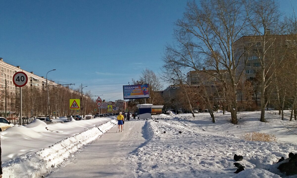 Мороз и снег не помеха для настоящего спортсмена - Galina Solovova