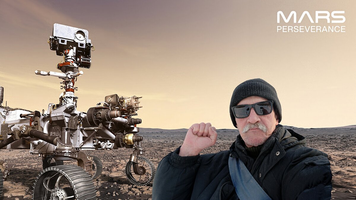 Немного снимков с ровера Perseverance с поверхности Марса :-) - Андрей Заломленков