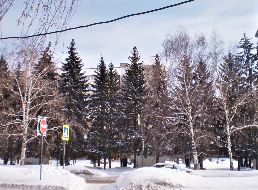 Уголок города. - Венера Чуйкова