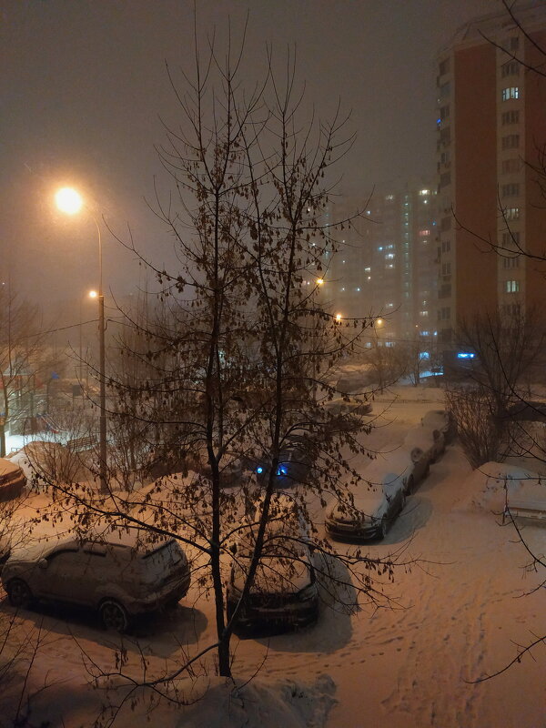 Ночь перед 8 марта. Пока вполне зима. Мне нравится - Андрей Лукьянов