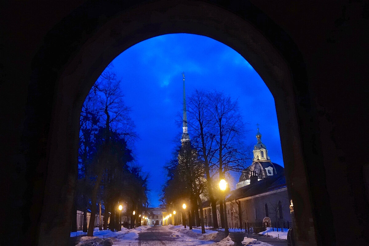 Синий час в Петропавловской крепости - Елена 