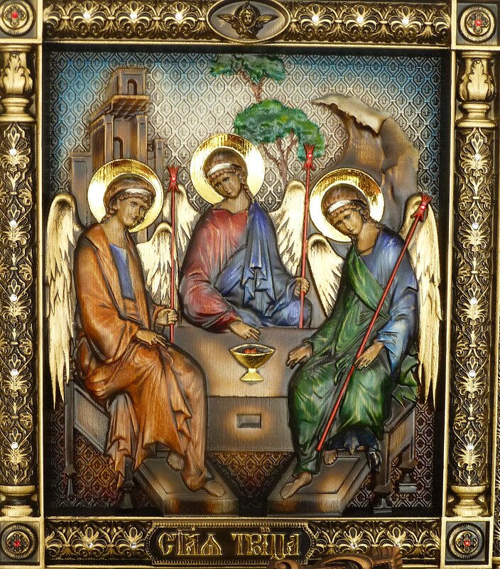 Икона Святой Троицы - Лидия Бусурина