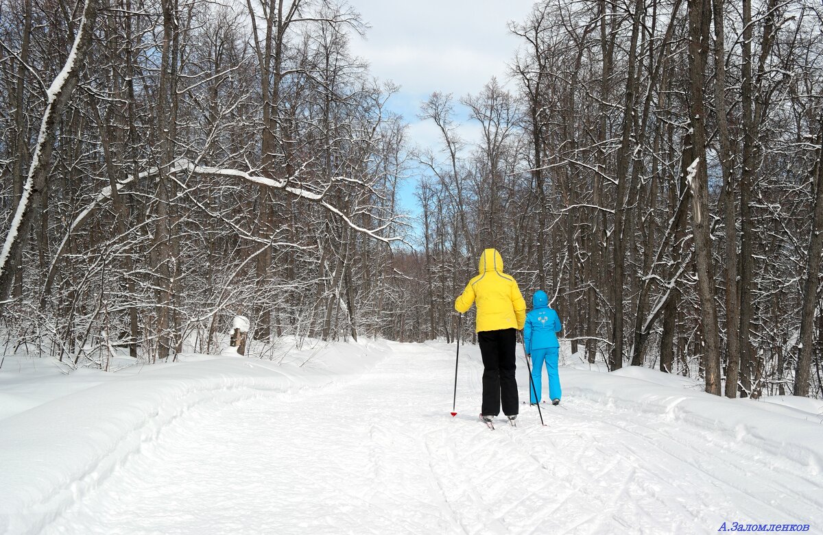 И в апреле мы на лыжах будем тут ходить! :-) - Андрей Заломленков