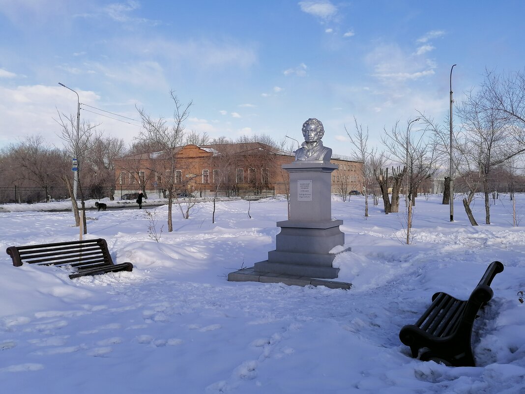 Пушкин в снегах - Евгений Алябьев