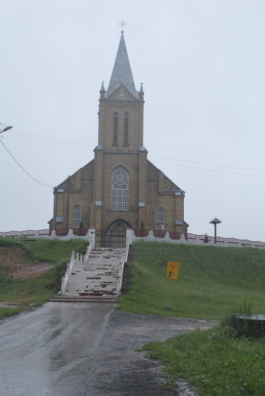 Католический храм в деревне Красное. - Nonna 