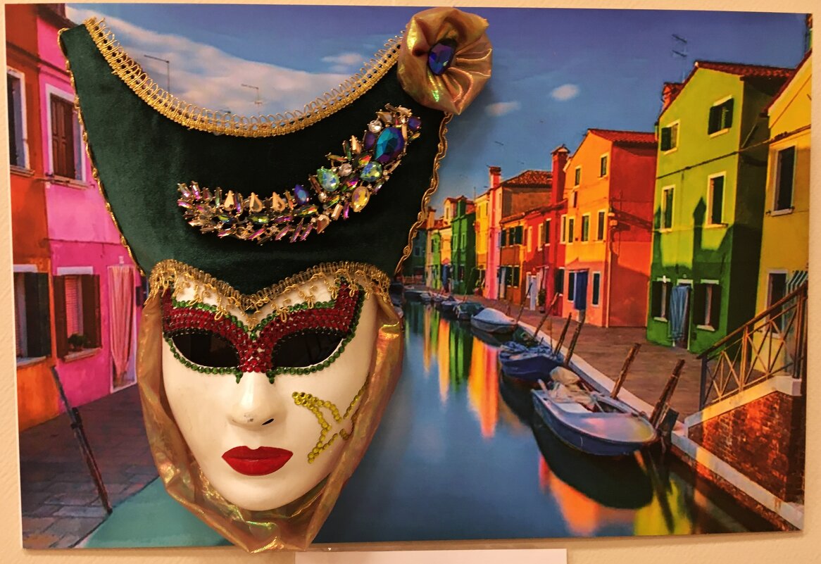 Маска "Венецианская дама" - Надежда 