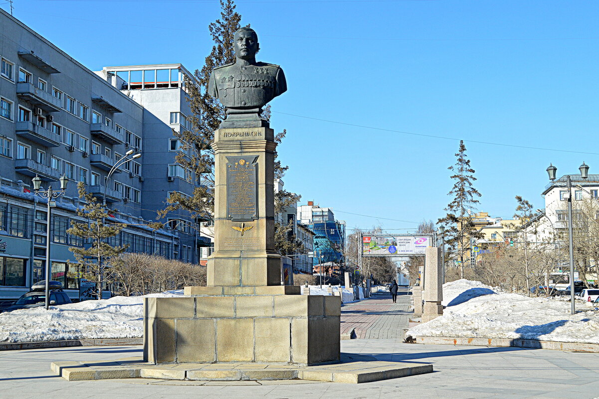 Памятник А.И.Покрышкину - Татьяна Лютаева