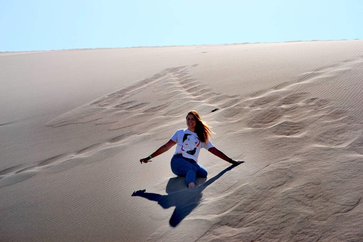 Спортивный туризм,в песчаных дюнах - Андрей Хлопонин