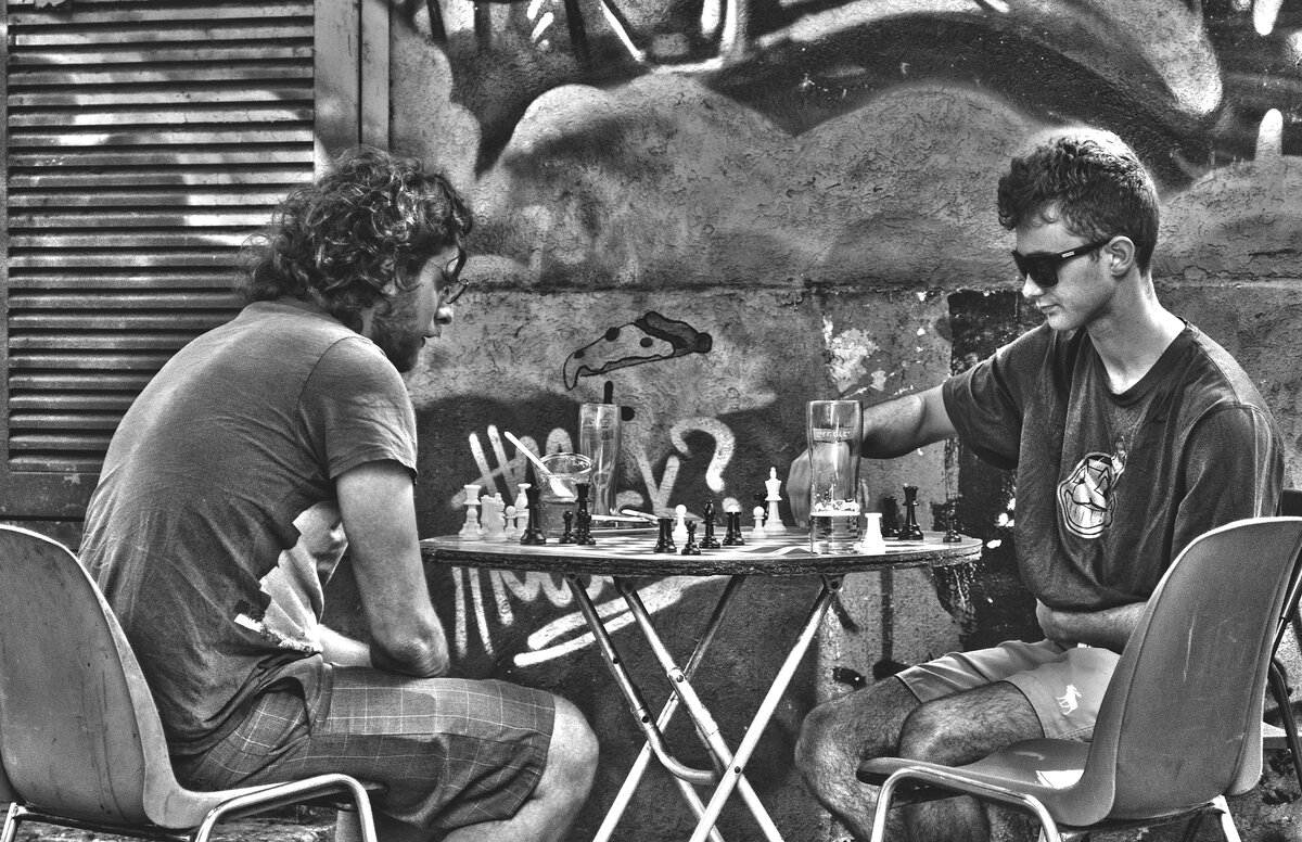 Шахматы на бульваре - alex chernin