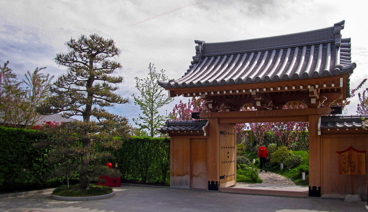 Японский сад «Шесть чувств». Центральные ворота - AZ east3