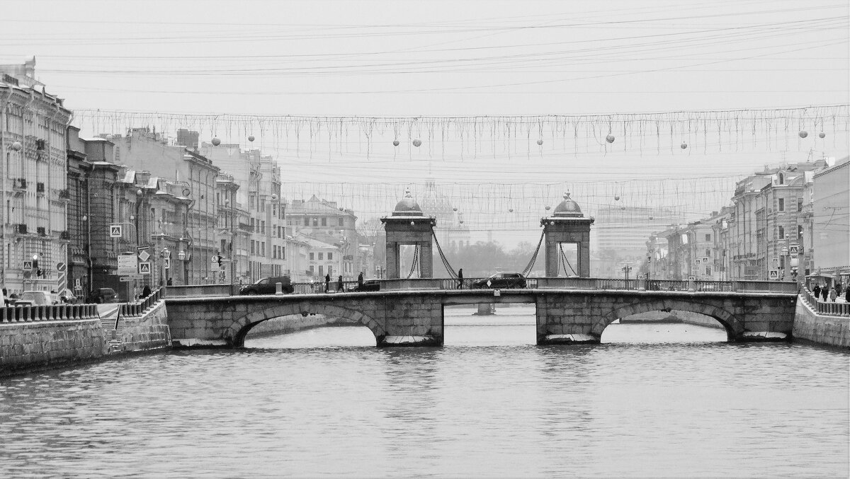 Мост Ломоносова на Фонтанке. - Elena Ророva
