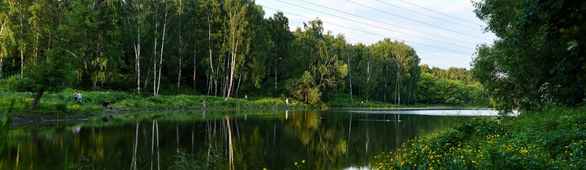 Рагоженский парк (Тула) Панорама из 3-х фотографий - Андрей Андросов