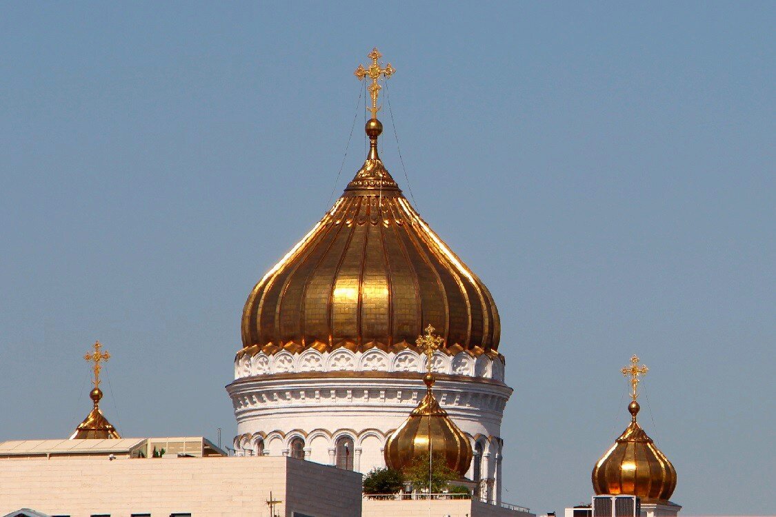 Золотые купола Кафедрального соборного храма Христа Спасителя - Надежд@ Шавенкова