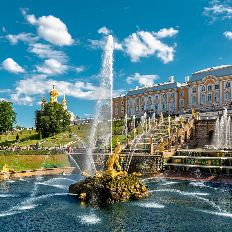 Санкт-Петербург — столица фонтанов - Максим Хрусталев