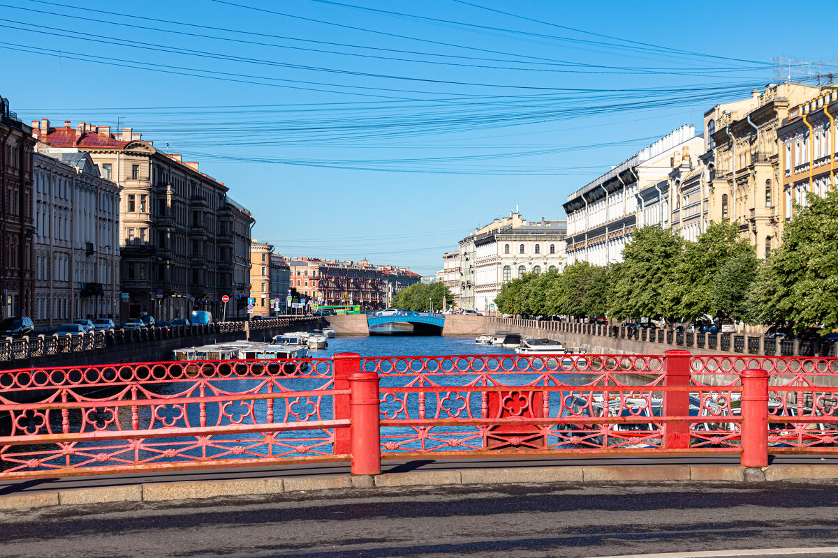 вид с красного моста на синий мост - navalon M