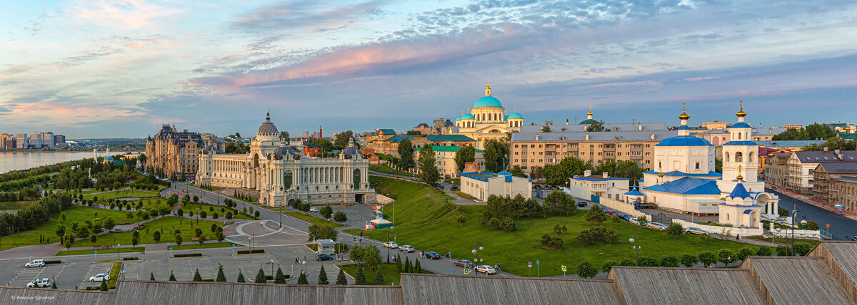 Вид на город с площадки Казанского Кремля. - Вячеслав Касаткин