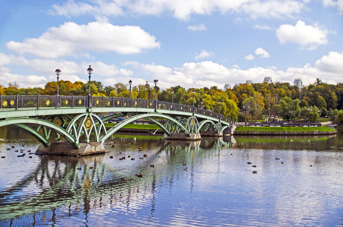 Мост в парке Царицыно - Анатолий Цыганок