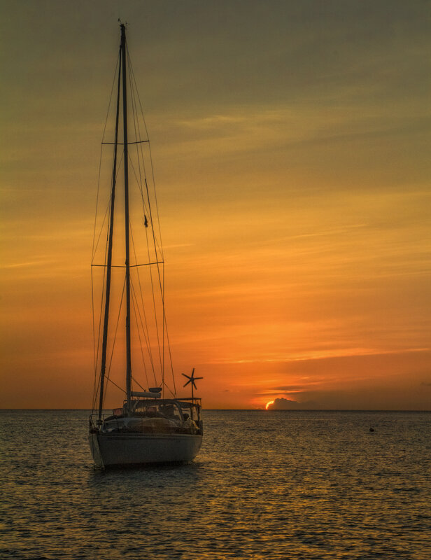 Закат с яхтой - svabboy photo