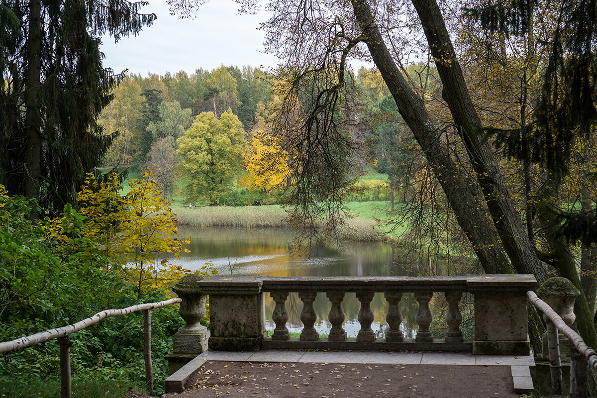 Вид на реку Славянку. Осень. - VL 