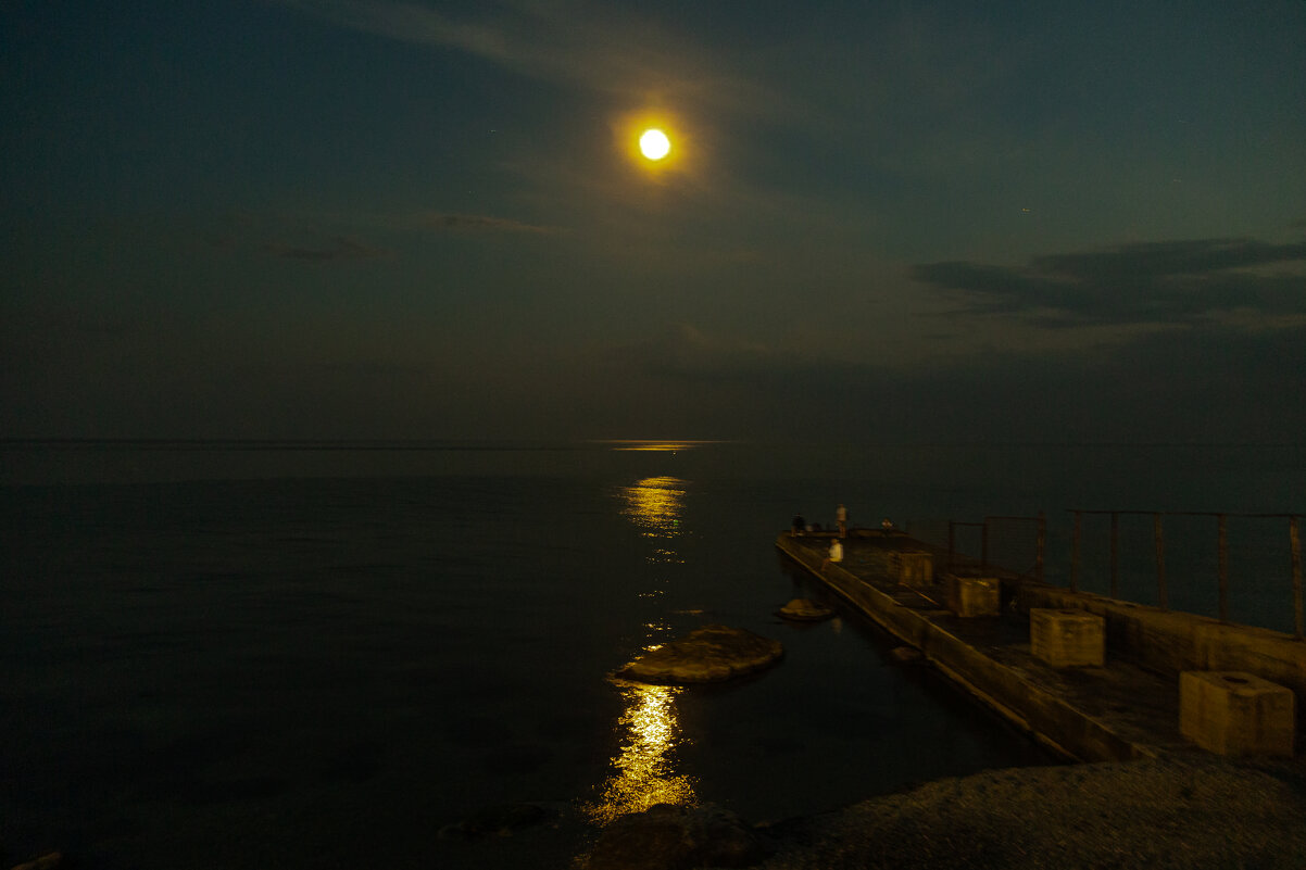 Луна и ночь в одном лице, вся красота лишь при луне! - Yuri Chudnovetz