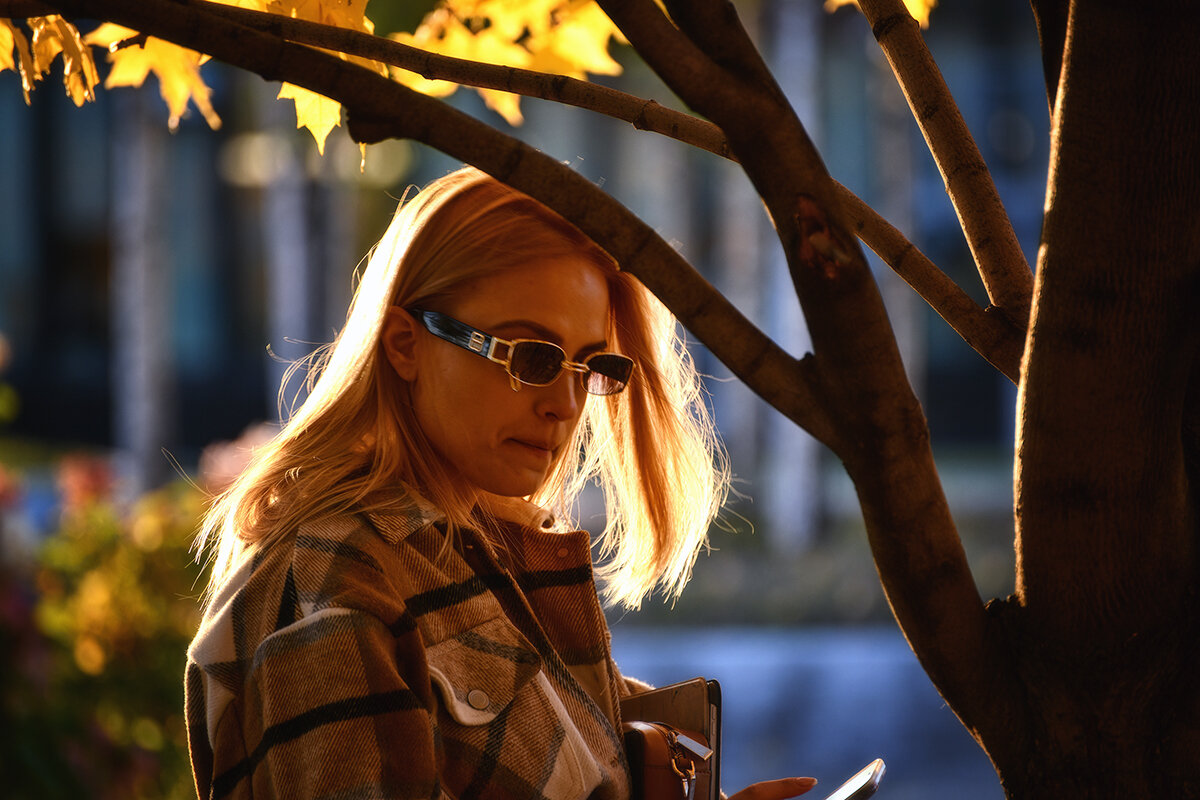 Осенняя девушка на закате - Valeriy(Валерий) Сергиенко
