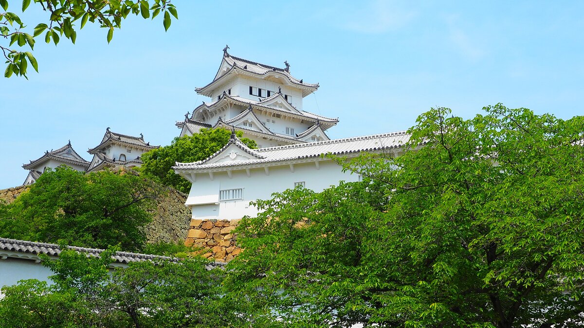 Химэдзи Япония "Замок белой цапли" - wea *