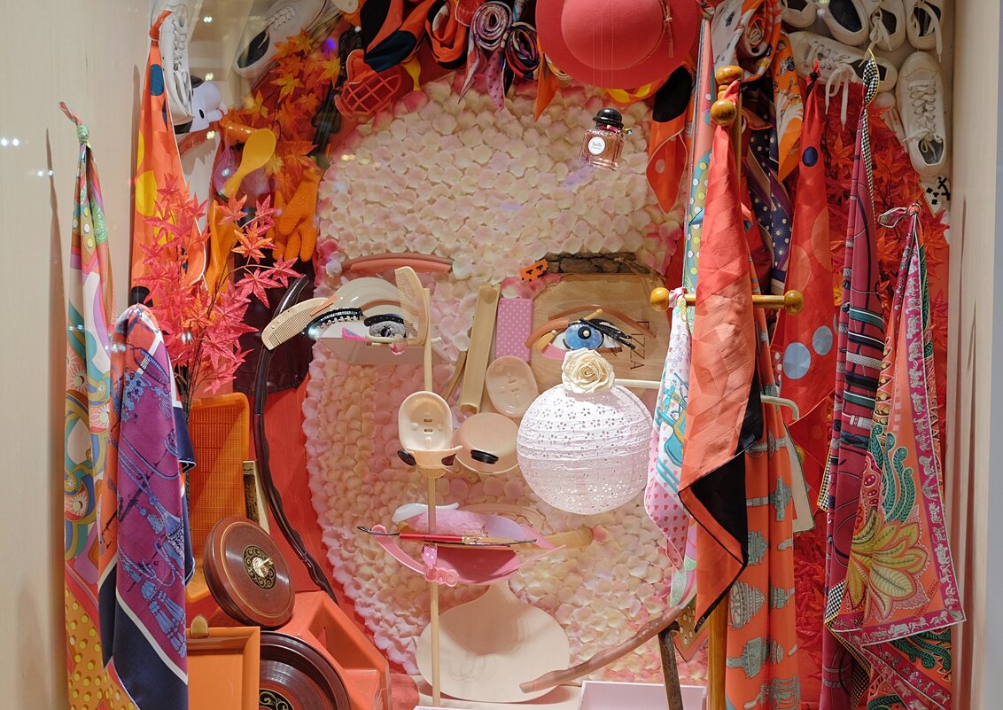 Оригинальный дизайн витрины магазина "Hermès" Токио Япония - wea *