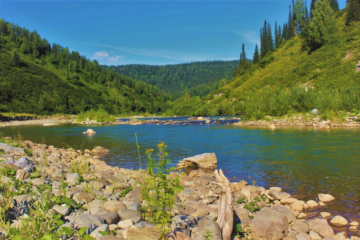 Река Уса в Кузнецком Алатау - Сергей Чиняев 