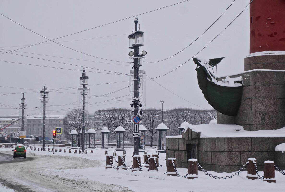 на Стрелке Васильевского острова - Елена 