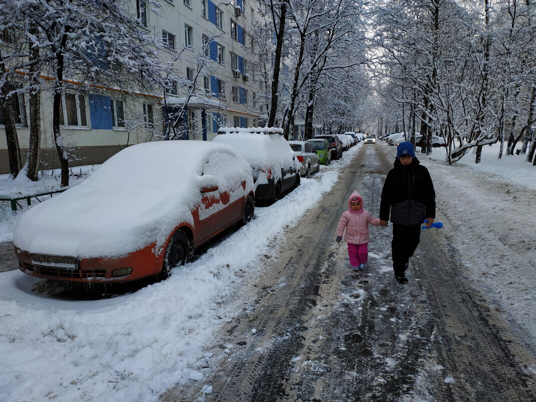Москва после снегопада - Андрей Лукьянов