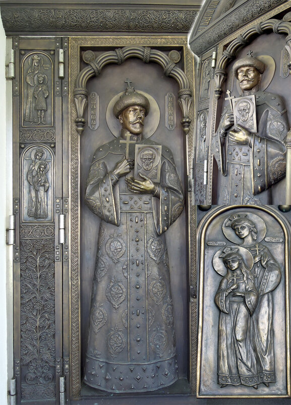 Удивительно-прекрасные двери-врата, воссоздающие невинно-убиенную царскую семью - Тамара Бедай 