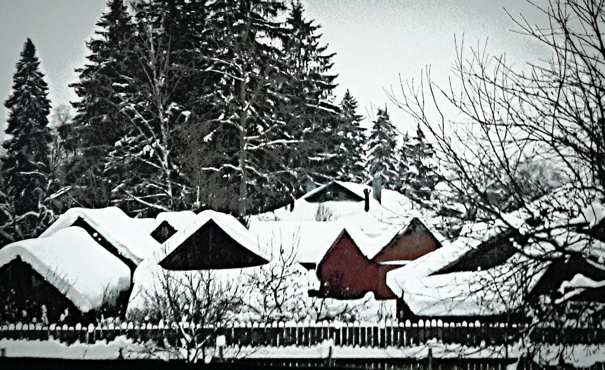 зима в деревне - Любовь 
