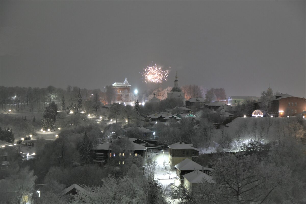Старый город в Новогоднюю ночь - Андрей Зайцев