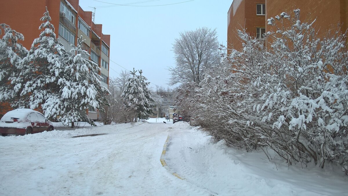 село Заворово зимой - Елена Семигина