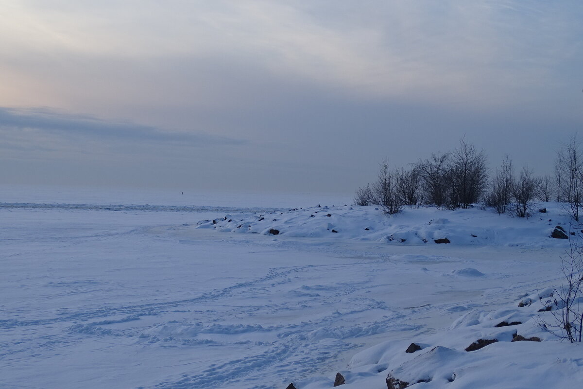 прекрасная зима,  на финском заливе все зашло - Anna-Sabina Anna-Sabina