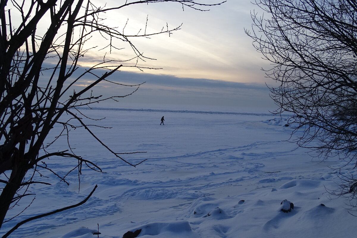 Спортивная ходьба по льду финского залива - Anna-Sabina Anna-Sabina
