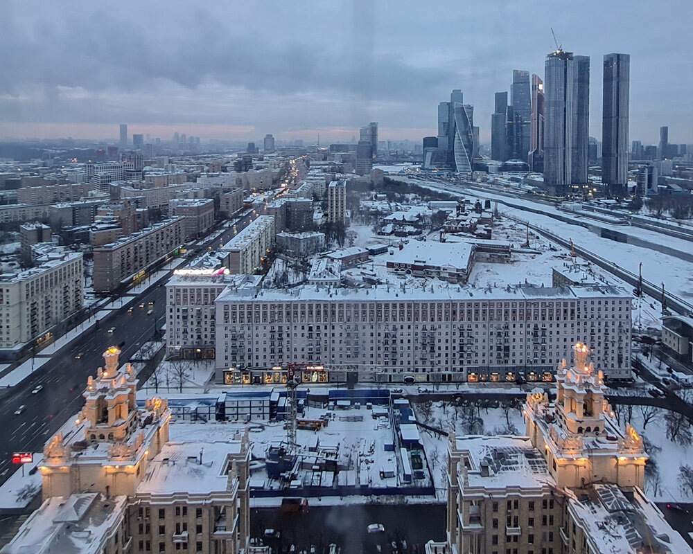 Москва. Гостиница "Украина". Вид на Москву с 29 этажа. - Надежда Лаптева