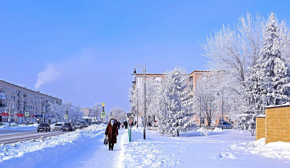 зимний день в городе - татьяна 