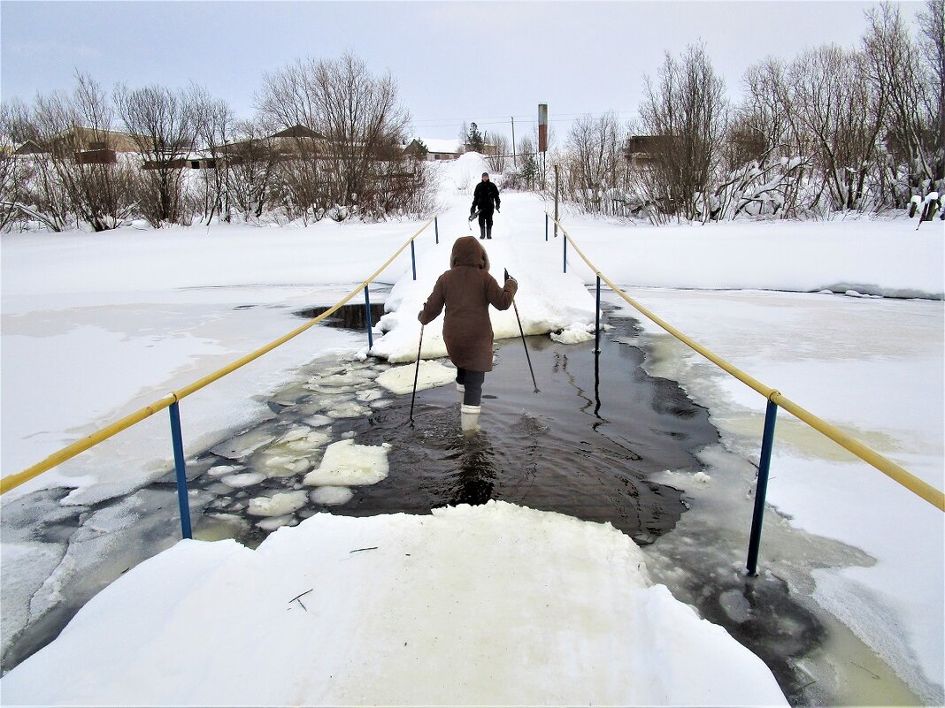 Всему виной вода,выступившая на лёд. - ЛЮДМИЛА 