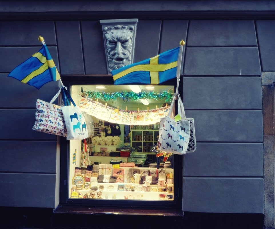 Сувенирный магазин Стокгольм Швеция - wea *