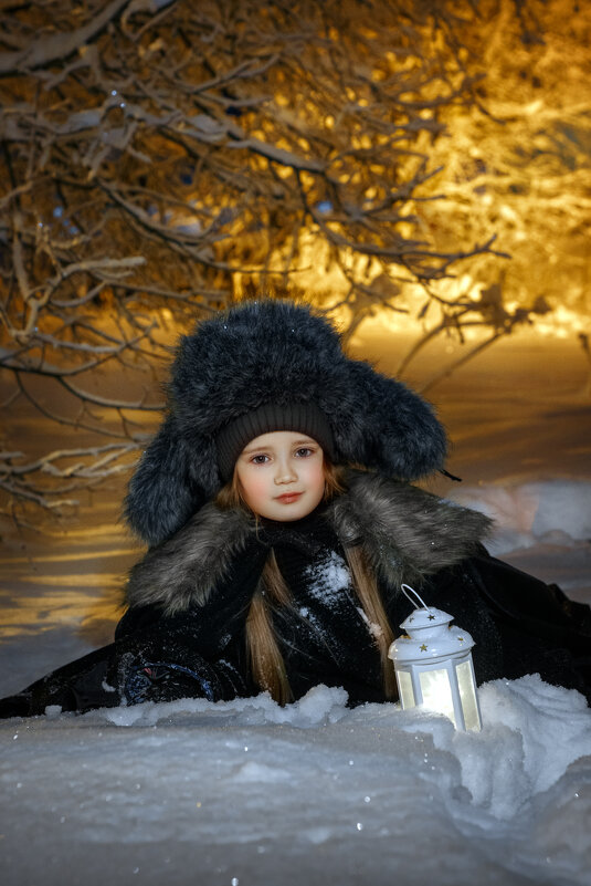 Девочка в зимнем лесу - Юлия 