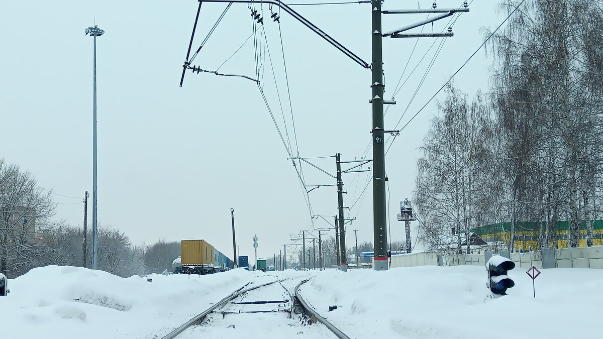 зимняя, железнодорожная песня в проводах - Серж Поветкин