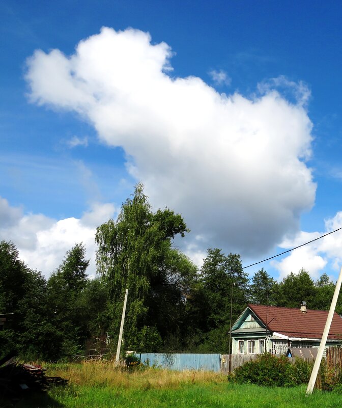 Облако над домиком - Андрей Снегерёв